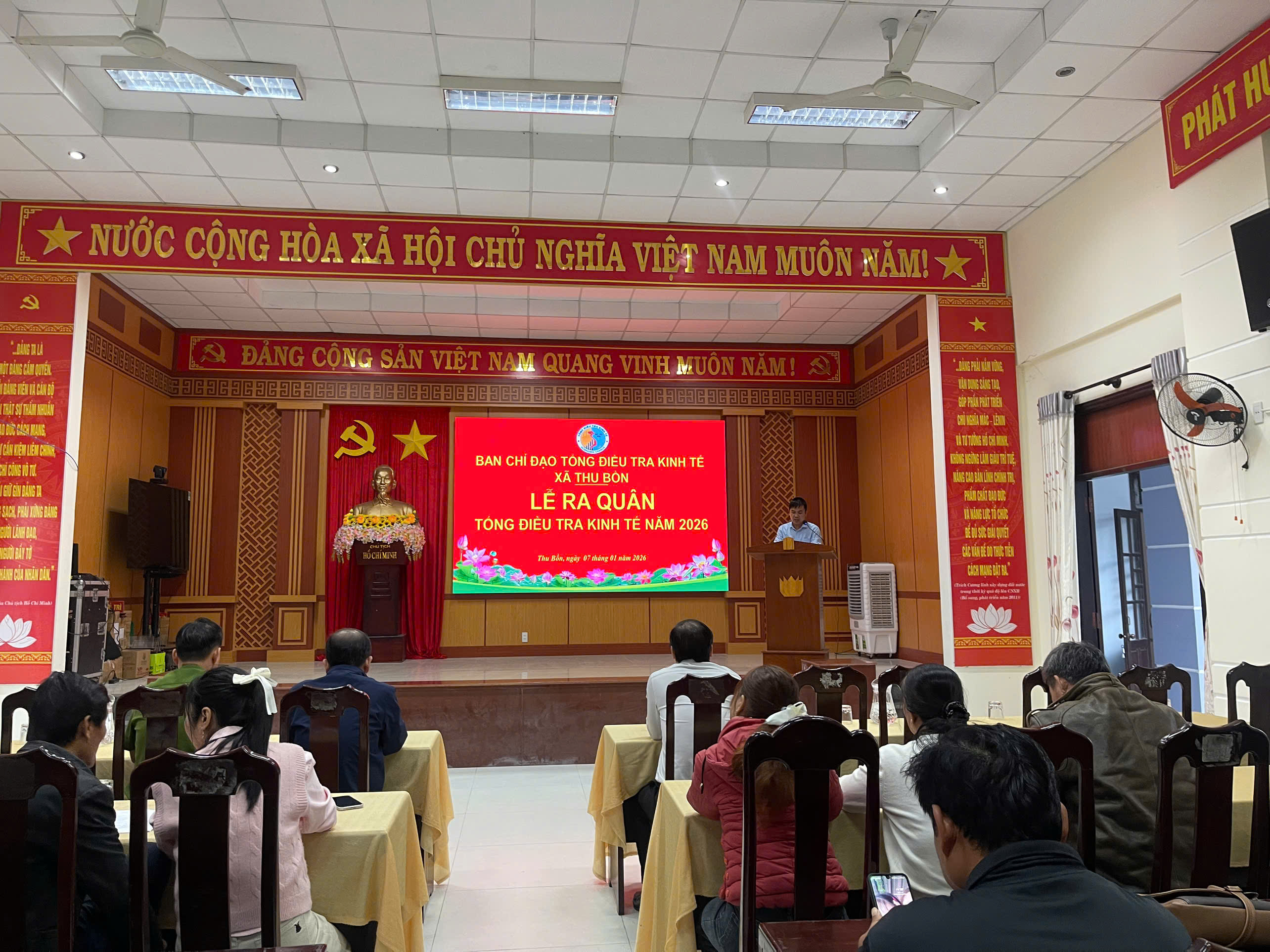 Xã Thu Bồn : Ra quân tổng điều tra kinh tế năm 2026.