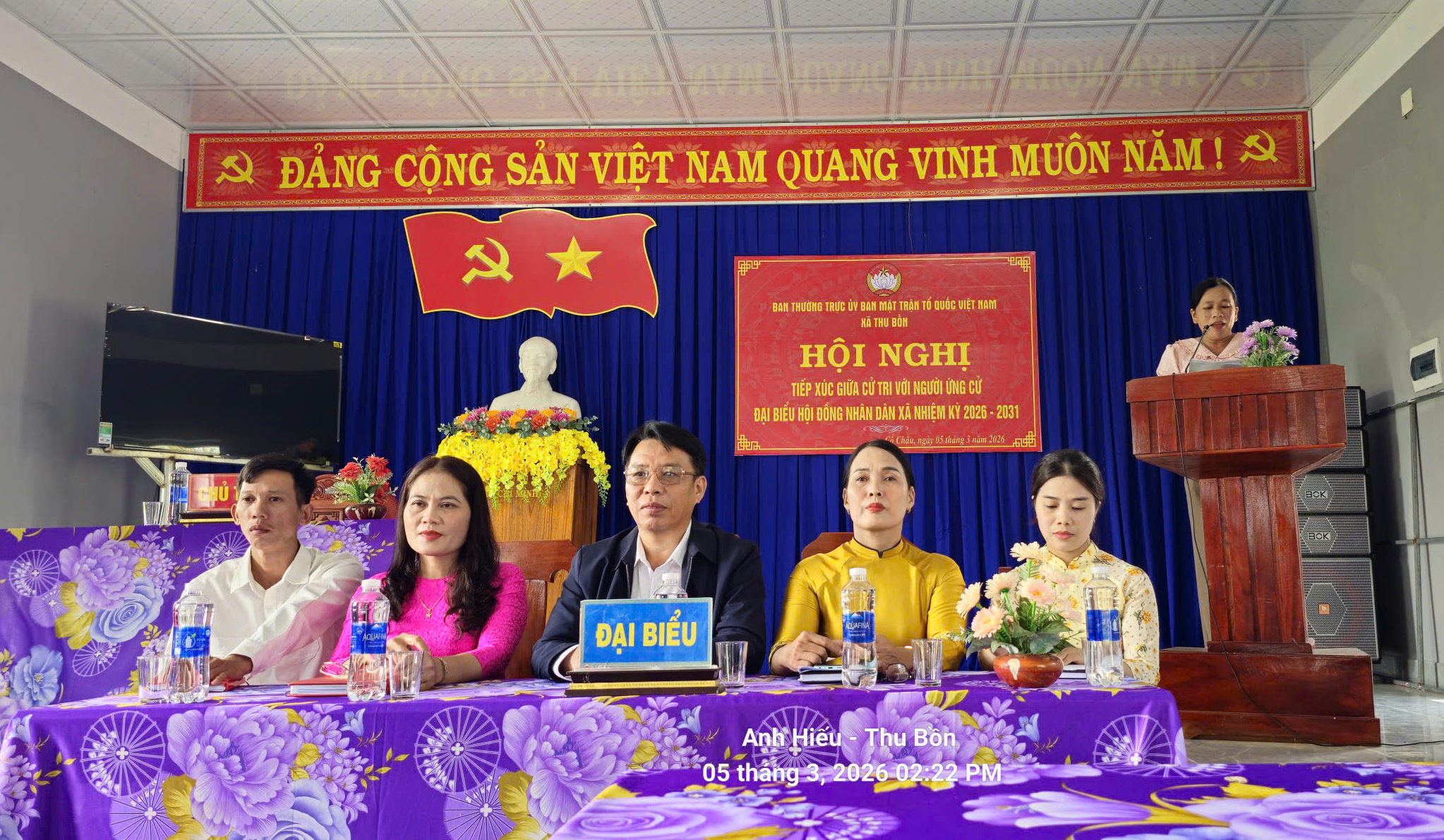 THU BỒN: Tiếp sức niềm tin tại buổi tiếp xúc cử tri Đơn vị bầu cử số 4