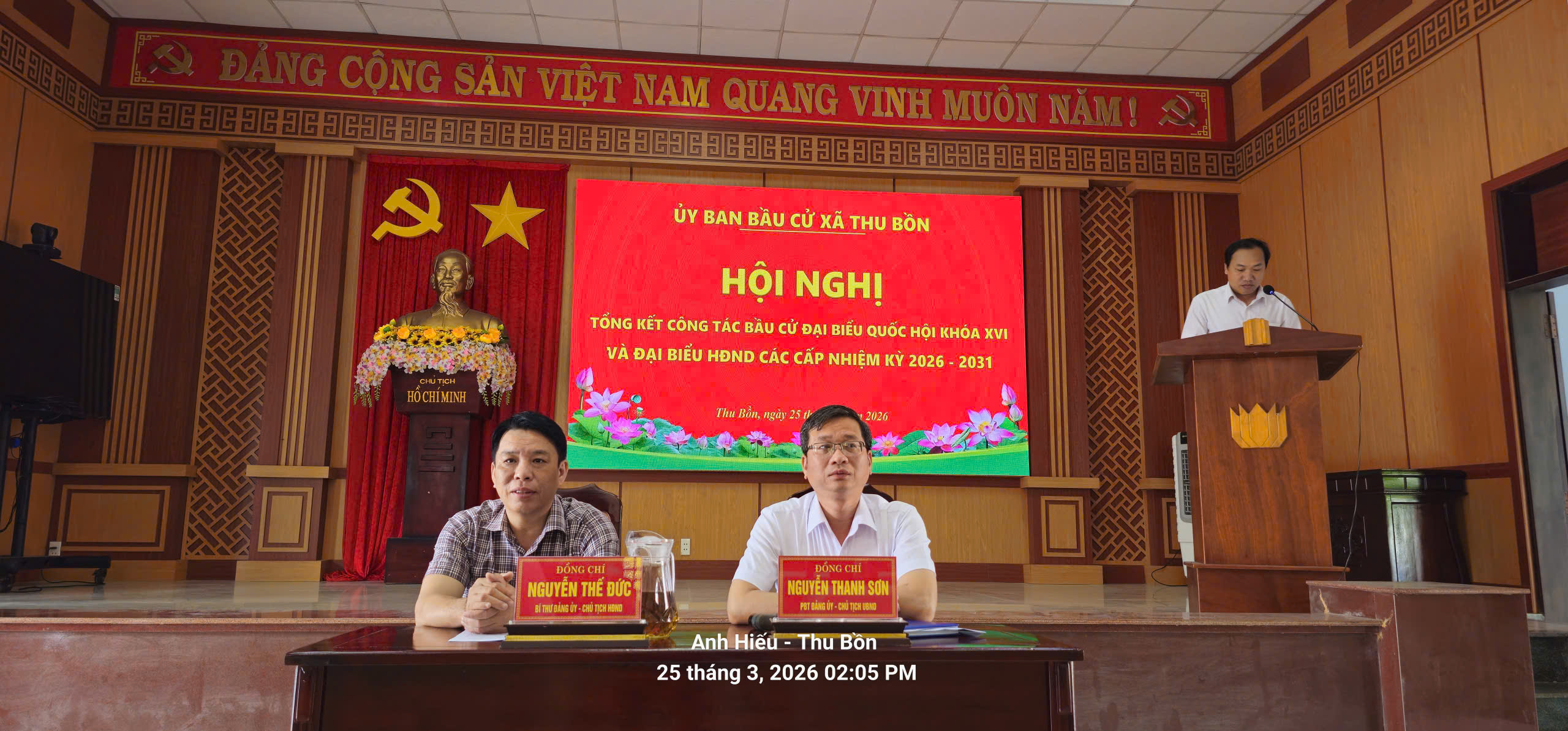 Sức mạnh lòng dân và thành công rực rỡ của Cuộc bầu cử tại xã Thu Bồn