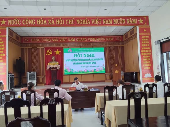 Ban đại diện HĐQT NHCSXH xã Thu Bồn tổ chức hội nghị sơ kết tình hình hoạt động quý I và triển khai phương hướng, nhiệm vụ quý II.