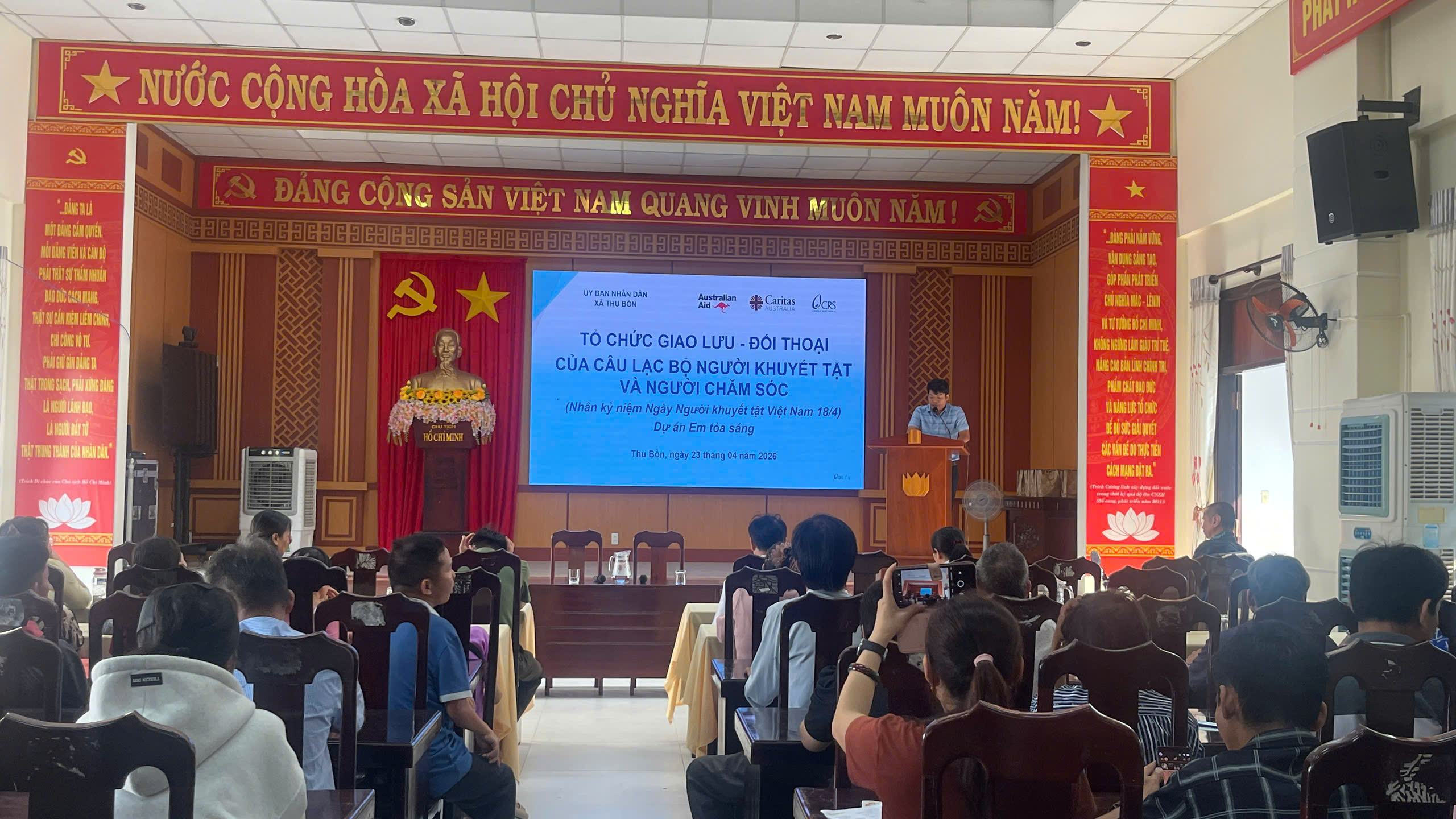Thu Bồn giao lưu – đối thoại với người khuyết tật và gười chăm sóc