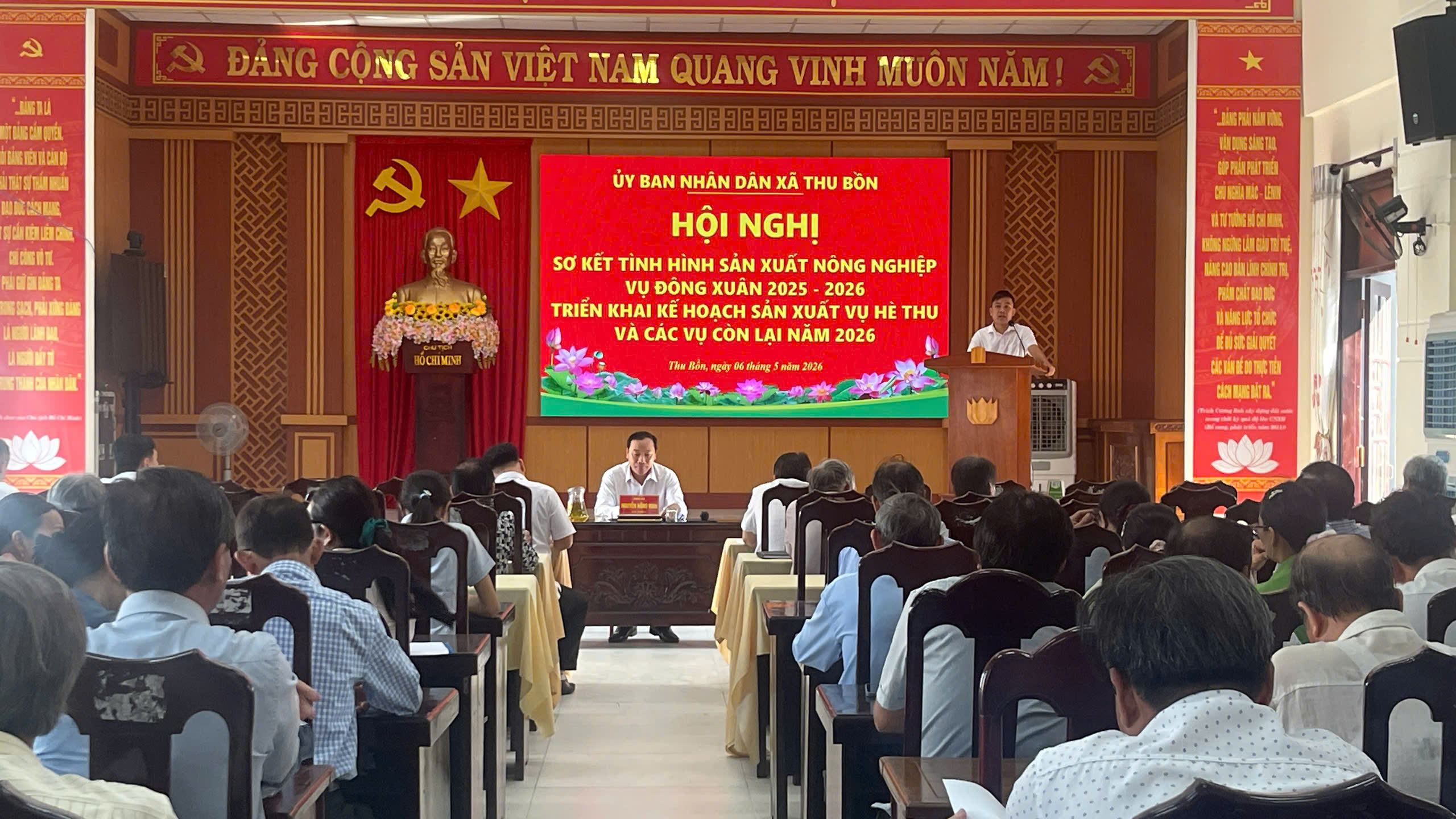 Sơ kết sản xuất vụ Đông Xuân 2025 - 2026, triển khai kế hoạch vụ Hè Thu 2026
